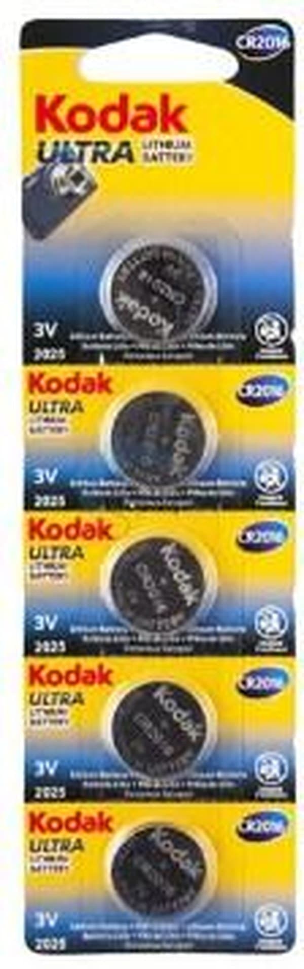 Батарейка Kodak CR-2016/5bl lithium Ultra (5) (60)