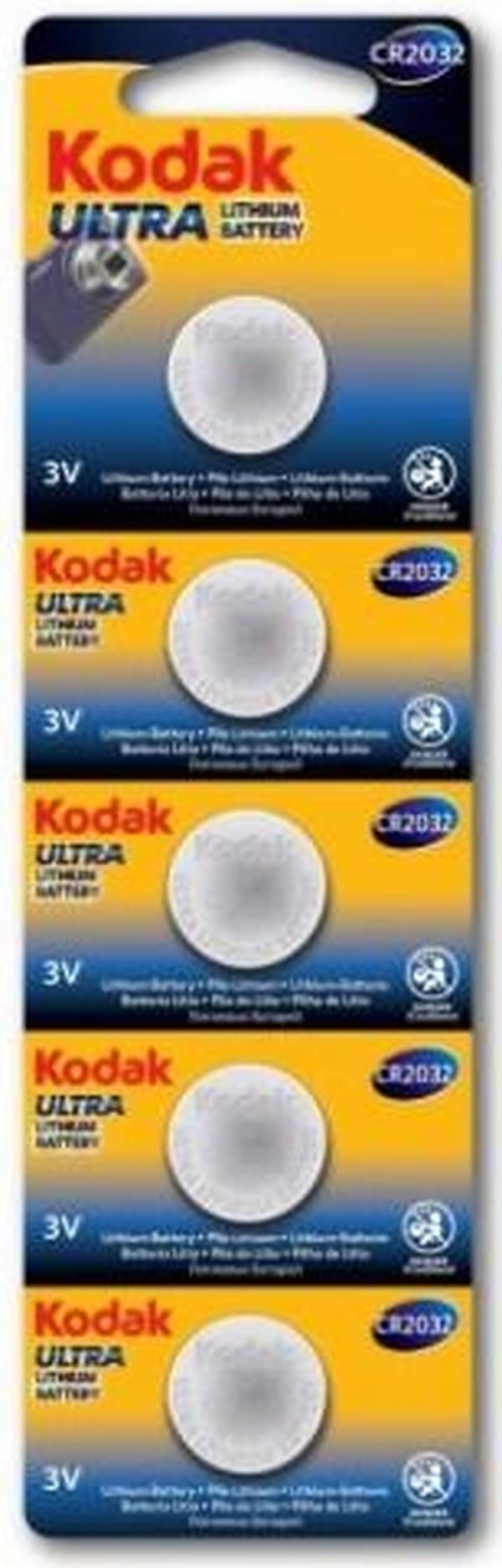 Батарейка Kodak CR-2032 / 5bl lithium Ultra (5) (60)