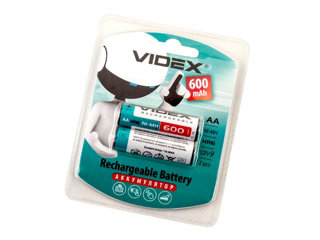 Аккумуляторы Videx (HR-06, 600 mAh) блистер 2 шт