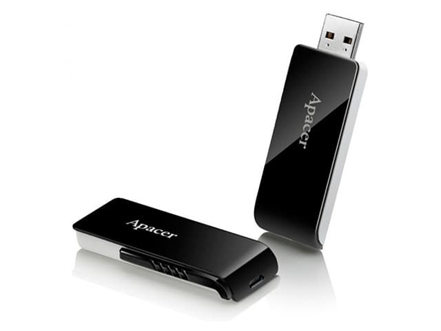 Флеш-память 64GB Apacer AH350 USB3.1 black 7855