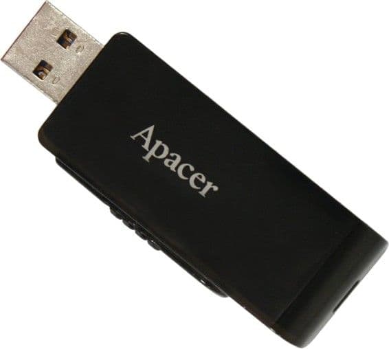 Флеш-пам'ять 32GB Apacer AH350 USB3.1 black