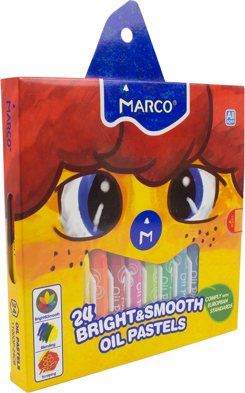 Набір пастель масляна Marco 24 кольору (6) (36) 1100OP-24CB