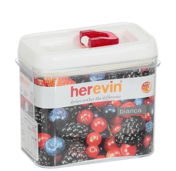 Емкость для сыпучих продуктов Herevin Luxor Bianca White 1,2 л (20) 31388