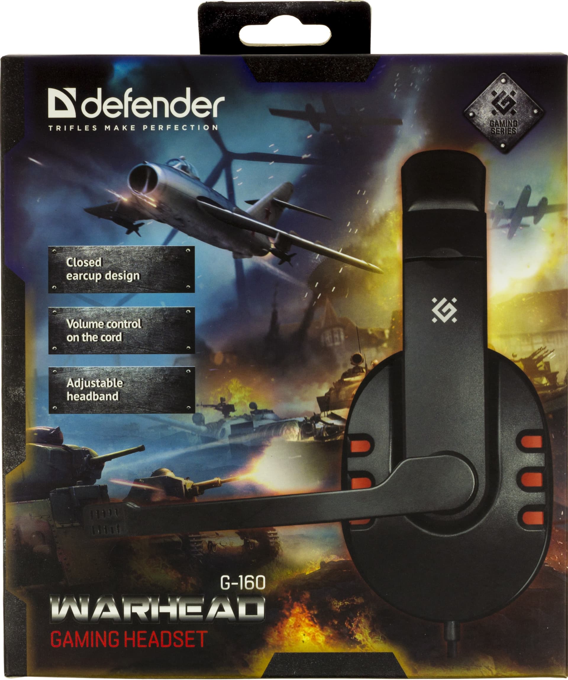 Наушники Defender Warhead G-160 black 64113