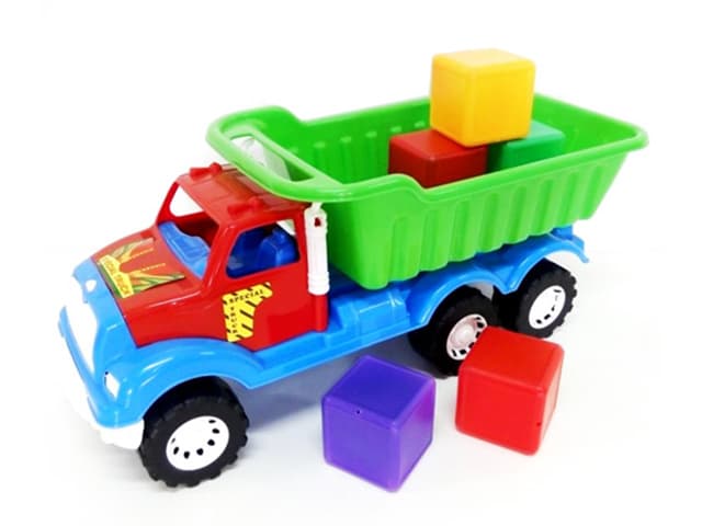 Машина самоскид Орел Б Kinder Way з 8 кубиками 07-713-5