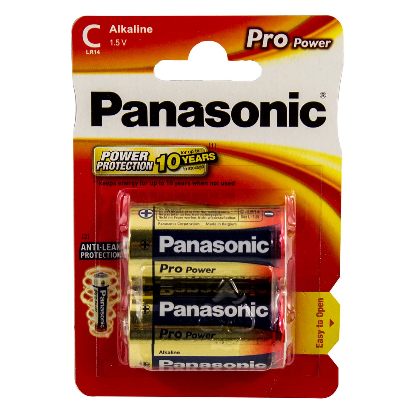 Батарейки Panasonic Pro Power LR-14 / блистер 2 шт (12)