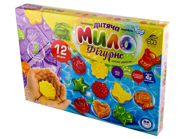 Набір креативної творчості Дитяче фігурне мило великий DankoToys DFM-02-02U