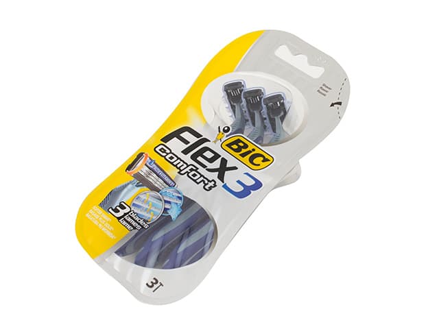 Станок одноразовый Biс Flex3 Comfort 3 шт на блистере (4) 3786
