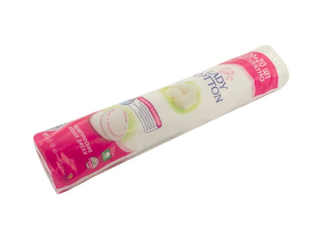 Ватные диски "Lady Cotton" 120+20шт №3030(35)