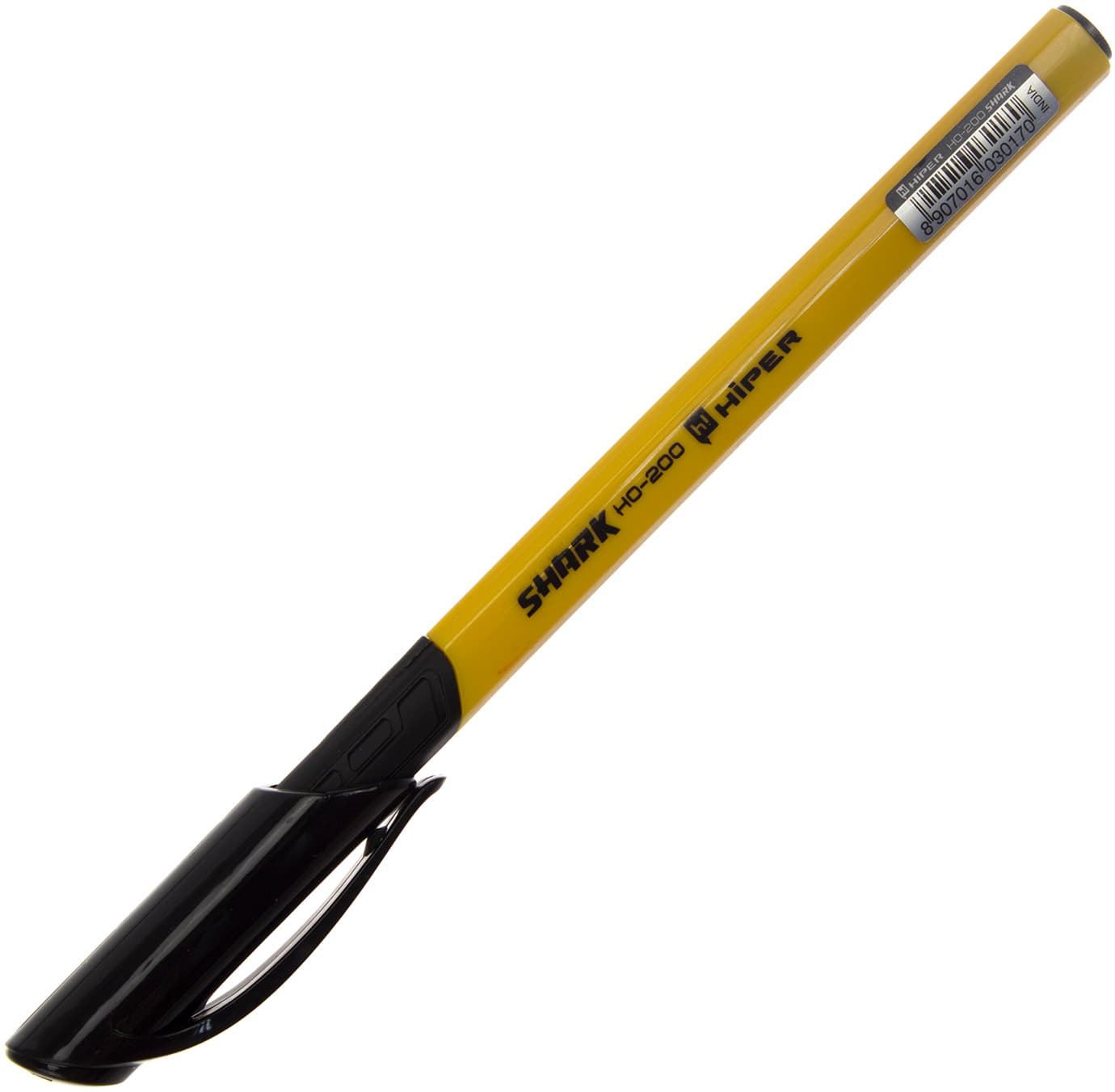 Ручка масляная шариковая Hiper Shark 0,7 мм черная (10) (100) (1000) HO-200