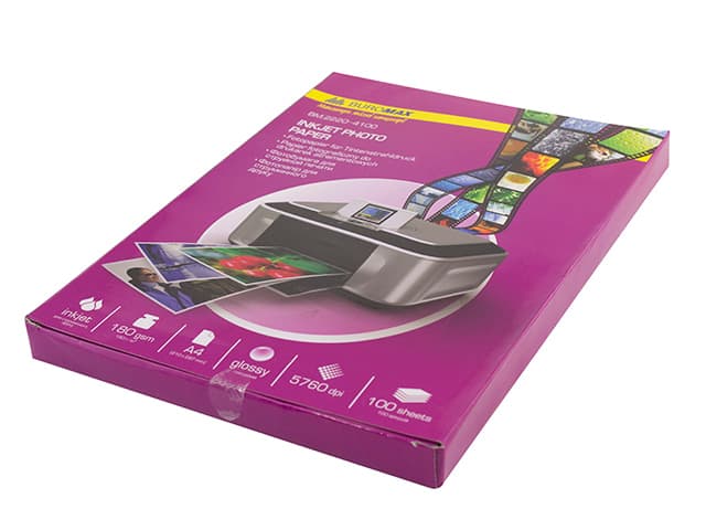 Фотопапір Buromax А4 180 г/м2 глянсовий (100) 2220-4100