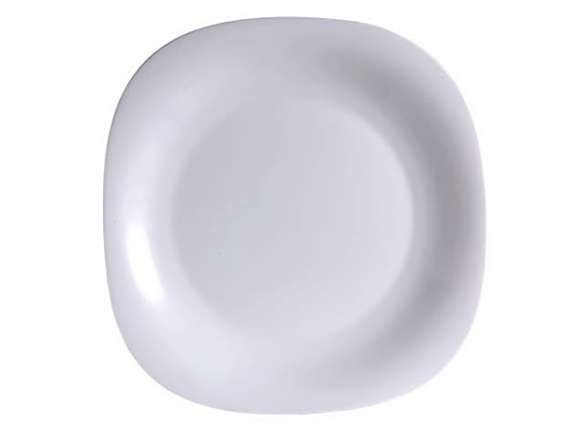 Тарелка десертная стеклянная квадратная Luminarc. Carine White/Blanc 19см J3045/95122/53660 (6) (24)