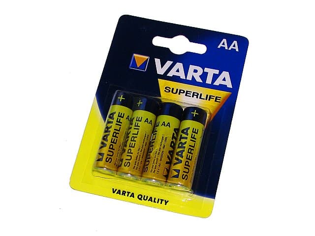 Батарейки Varta Superlife R-06 блистер 4 шт (12) (60)