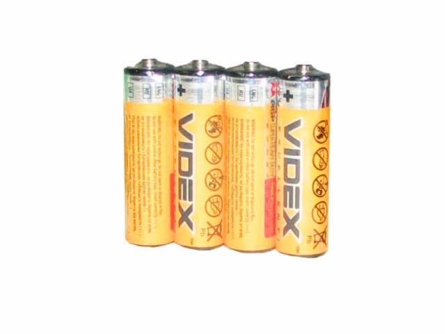 Батарейки Videx R-06 пленка 4 шт (15) (300)
