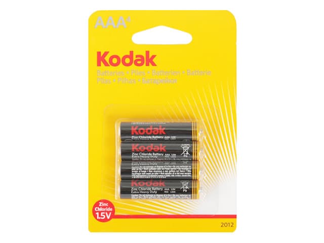 Батарейки Kodak Extra Heavy Duty R-03 блистер 4 шт (12) (60)