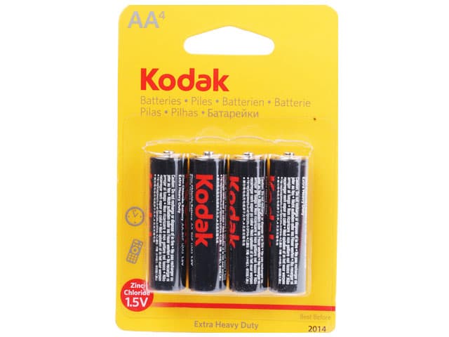 Батарейки Kodak Super Heavy Duty R-06 блистер 4 шт (20) (100)