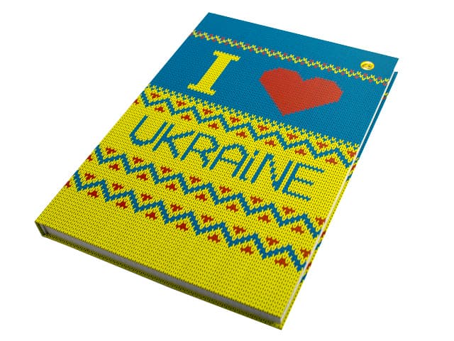 Книга канцелярська А4 176 аркушів клітинка Тетрада тверда обкладинка 12870