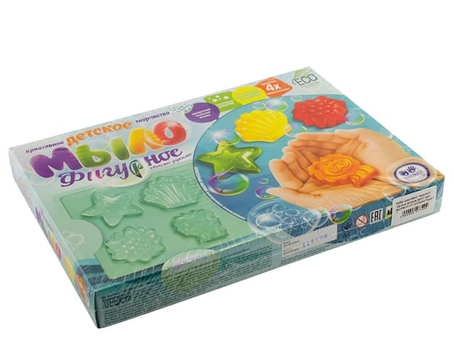 Набір креативної творчості Дитяче фігурне мило DankoToys маленький (12) DFM-01-01,02