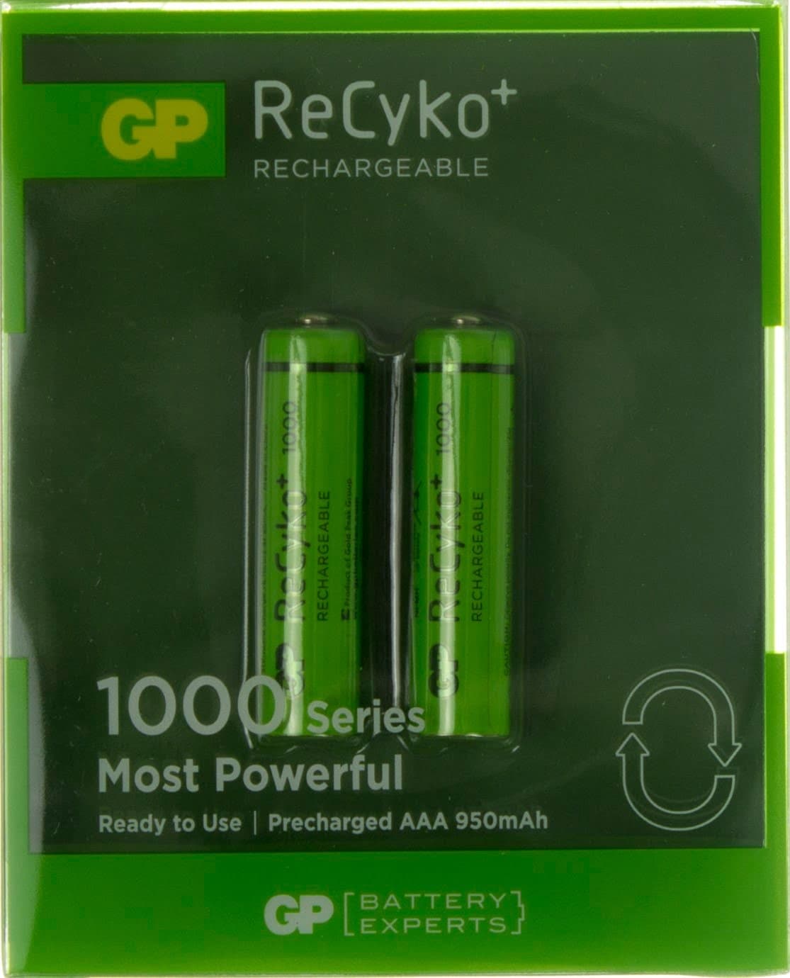 Аккумуляторы GP (R-03,1000 mAh)/блистер 2 штуки (10)