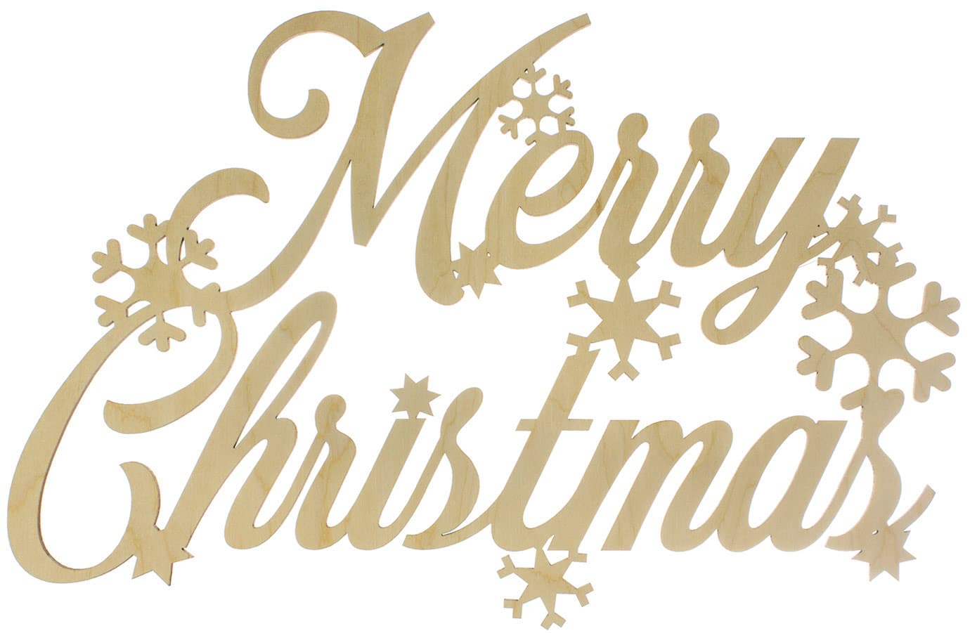 Надпись Marry Christmas 26х40 см фанера