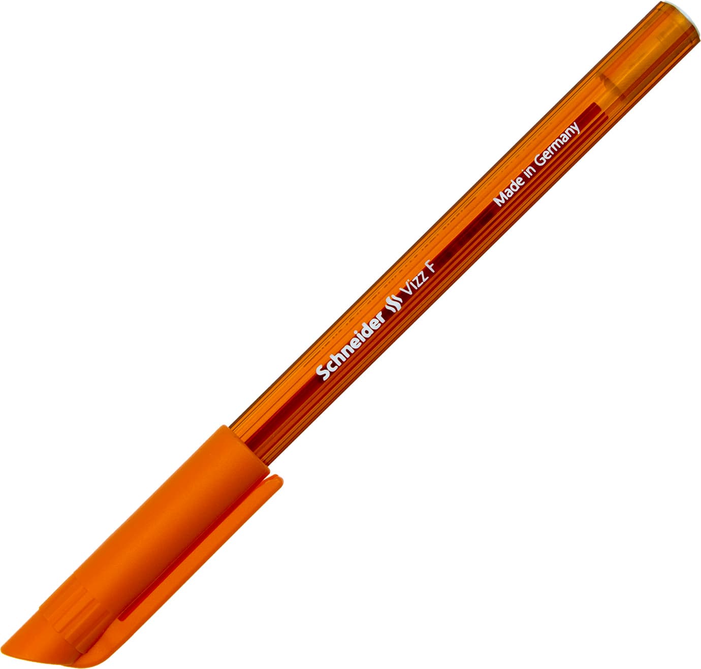 Ручка масляная шариковая Schneider Vizz 0,5 мм оранжевая (10) (50) S102106