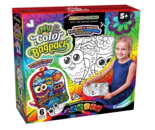Набір креативної творчості My Color Pet-Bag сумочка DankoToys (6) CPB-01-01U,02U,03U