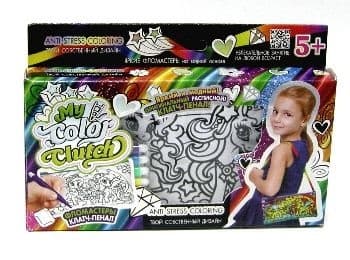 Набор креативного творчества DankoToys My Color Clutch клатч-пенал-раскраска (18) CCL-02-01U,02U,03U...06U