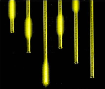 Гирлянда-сосулька электрическая LED Stick warm white прозрачный силиконовый провод L-50 см 8 шт 8751