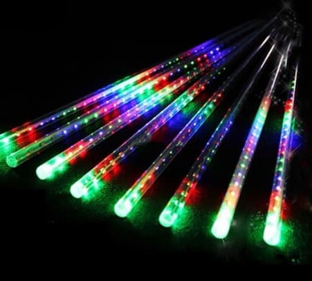 Гирлянда-сосулька электрическая LED Stick color прозрачный силиконовый провод L-50 см 8 шт 2873