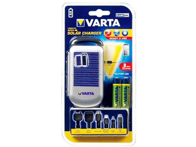 Зарядное устройство универсальное Varta Solar R2U 57082 101421 2xAA2100mAh