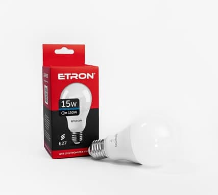 Лампа Etron Light Power LED 1-ELP-092 A65 15Вт 6500K Е27 (10)