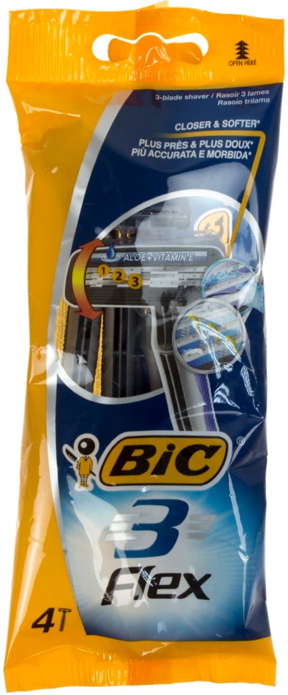 Станок одноразовий Biс Flex3 (4 шт) (6)