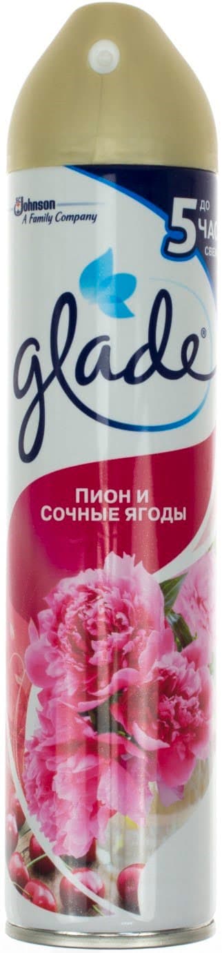  Освежитель воздуха Glade 300 мл Пион и сочные ягоды