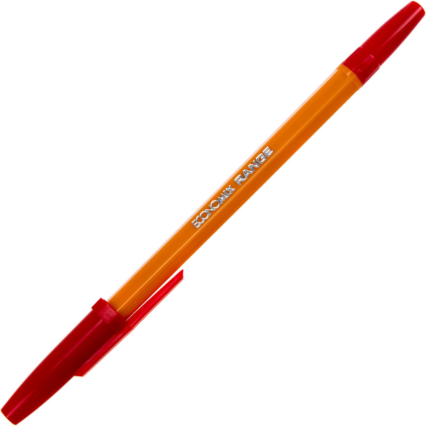 Ручка кулькова Economix Orange 0,8 мм червона (50) (1000) (4000) E10138-03