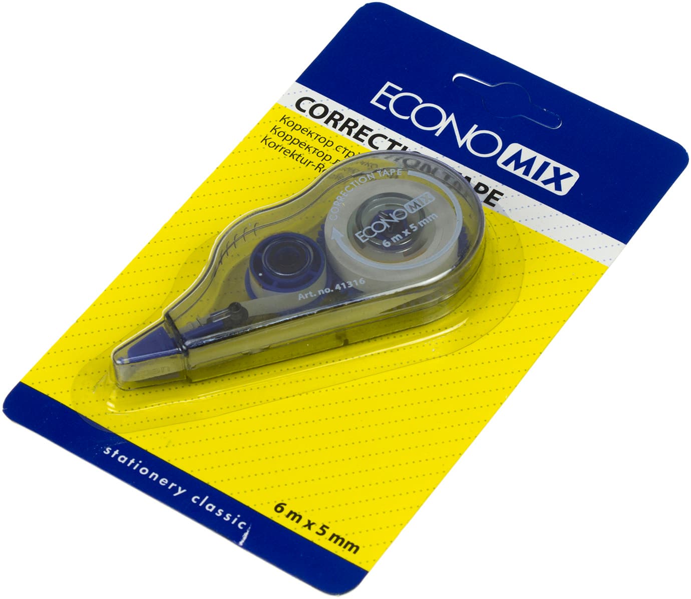 Коректор стрічковий Economix 5ммх6м (24) (288) E41316