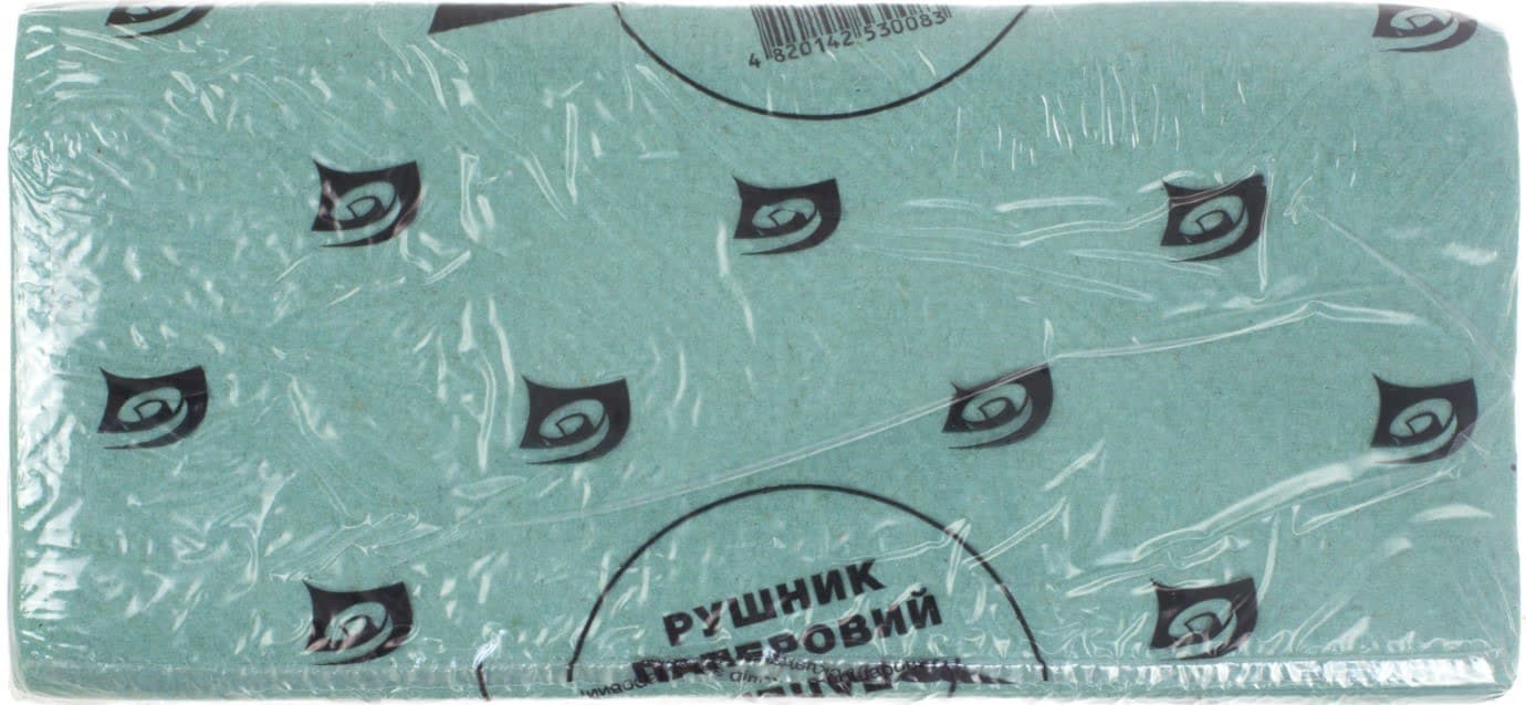 Полотенце бумажное Z Buroclean 160 шт зеленое (25) (150) 10100102