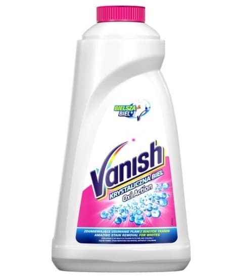Чистящее средство для белых тканей "Vanish White" (жидкое) 1л(12)