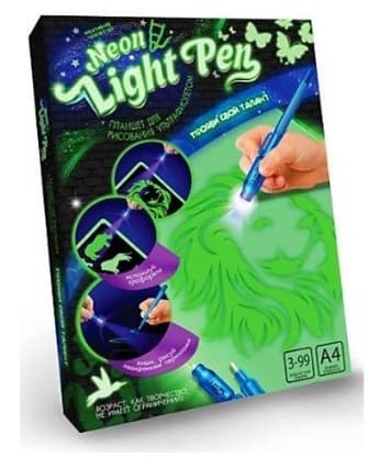 Набор креативного творчества Neon Light Pen на украинском DankoToys (10) NLP-01-01U,NLP-01,03U…