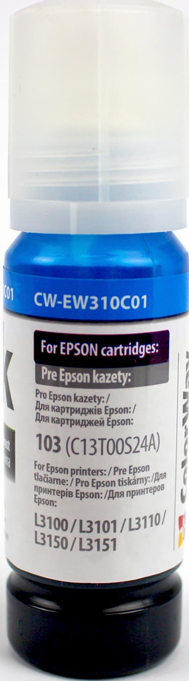 Чорнило ColorWay Epson L-3100/3110/3150/3151 series 70 мл cayn №EW310C
