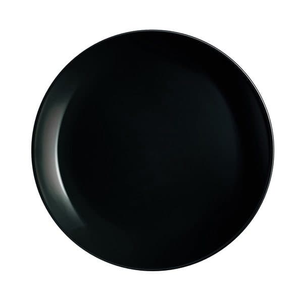Тарелка десертная стекло Luminarc. Diwali Black 19 см (6) (24) 14609/0789