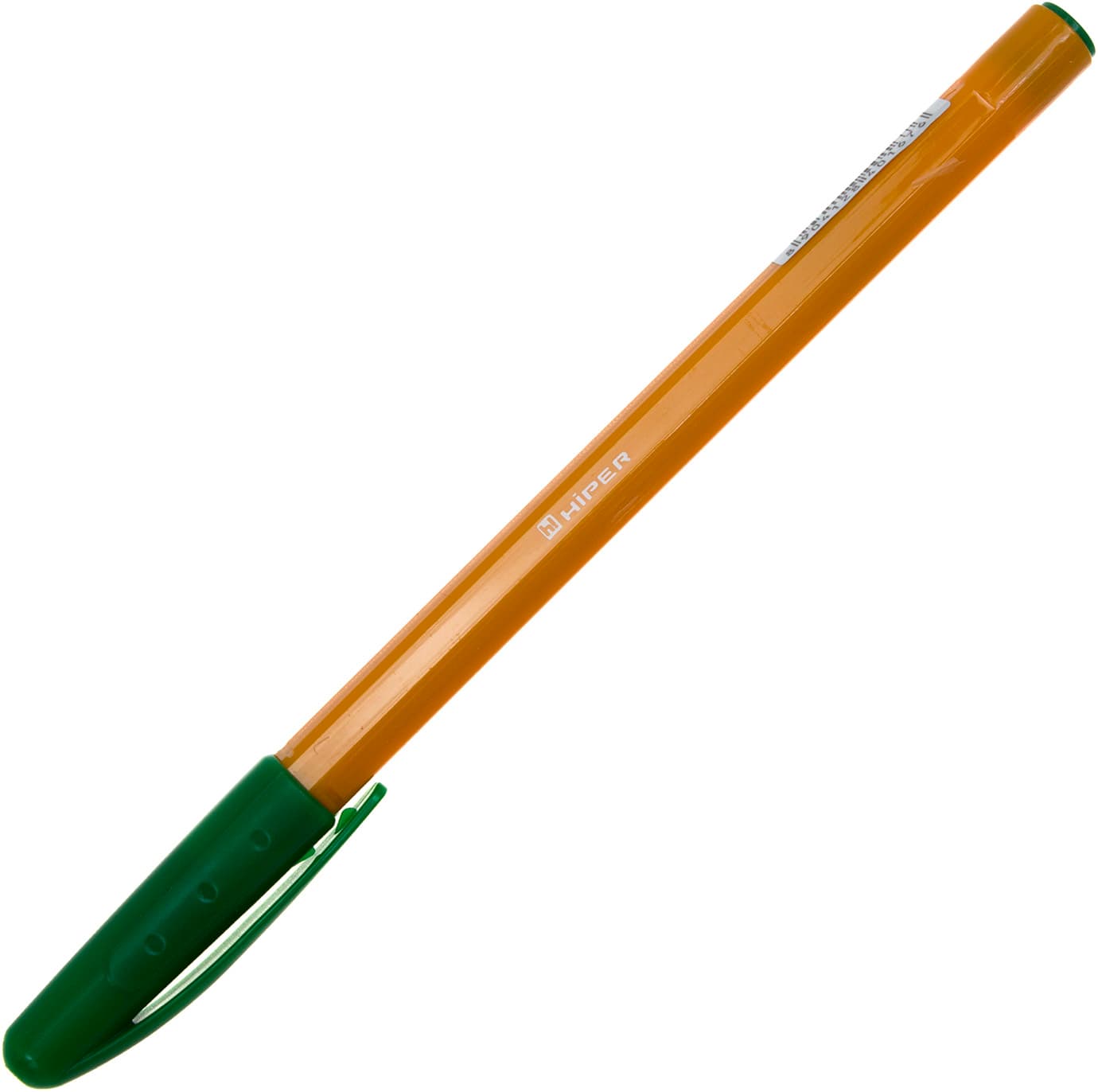 Ручка масляная шариковая Hiper Vector 0,7 мм зеленая (50) (250) HO-600