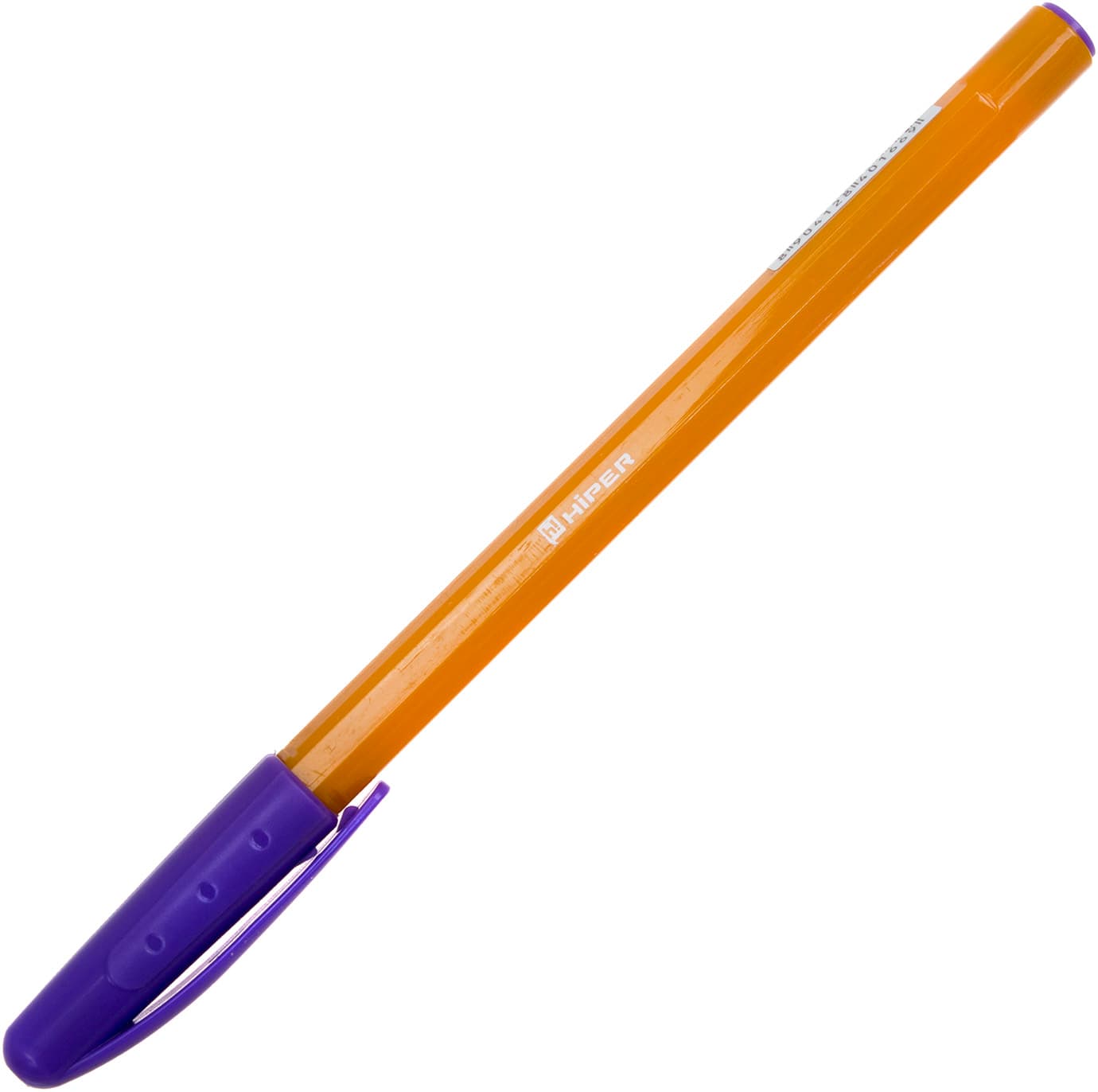 Ручка масляная шариковая Hiper Vector 0,7 мм фиолетовая (50) (250) HO-600