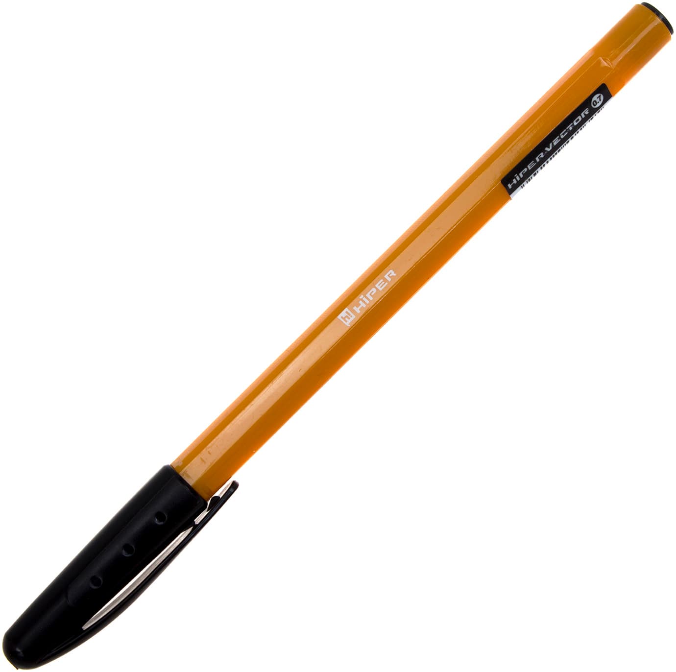Ручка масляная шариковая Hiper Vector 0,7 мм черная (50) (250) HO-600