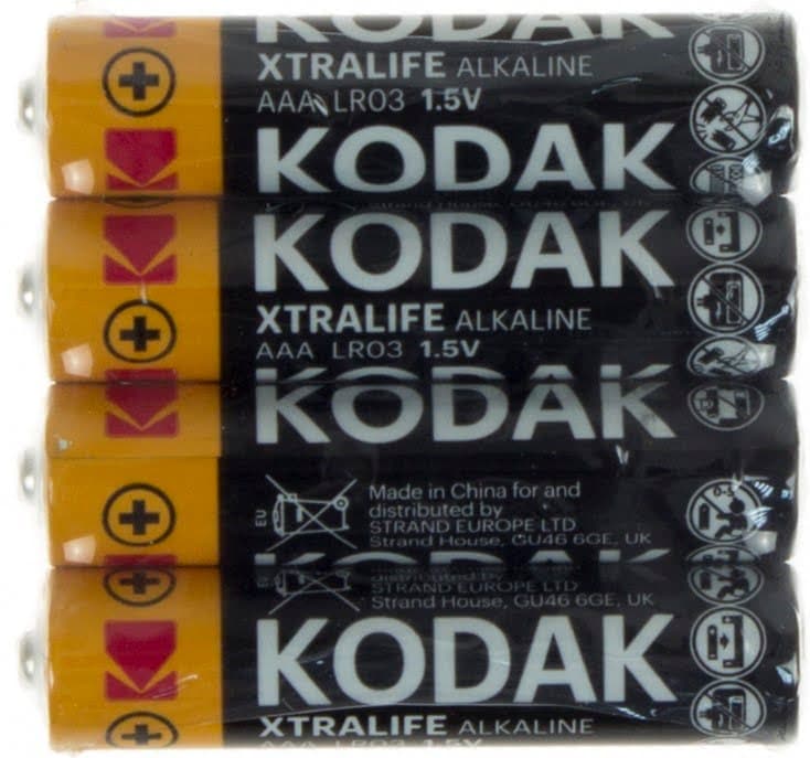 Батарейки Kodak Xtra Life LR-03 пленка 4 шт (15)