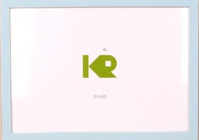 Фоторамка DL 21х30 блакитна з білою окантовкою (24) DL-144