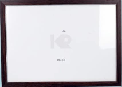 Фоторамка DL 10х15 дерево венге с белой окантовкой (24) DL-150