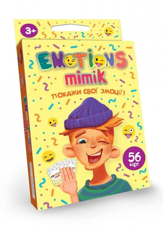 Гра Emotions Mimik Карткова DankoToys (32) EM-01-01U