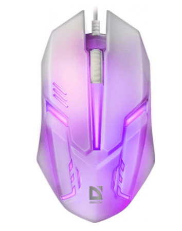 Мишка ігрова Defender Cyber MB-560L USB white №52561  