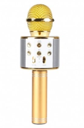 Микрофон на аккумуляторе 23 см,Bluetooth,TFслот,USB зарядка, в коробке,9,5 х25х8,5 см,3 цвета (20) WS858