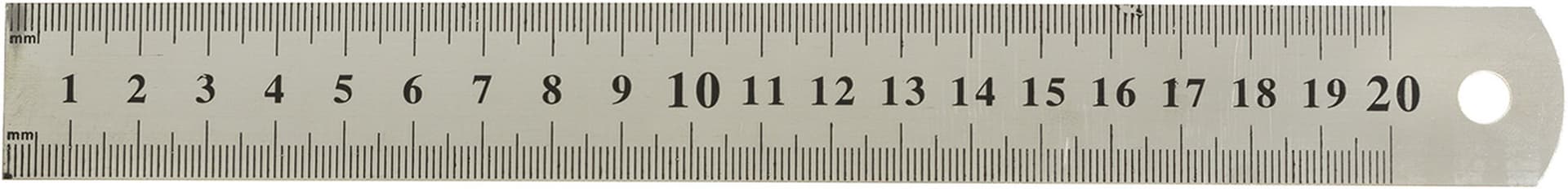  Линейка  металлическая 20 см (0,3 S) (20) №1018-20